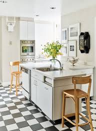 black and white checkerboard floors