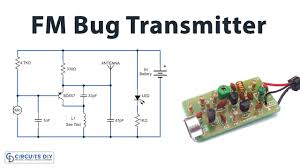 small fm bug transmitter circuit