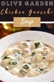 olive garden en gnocchi soup