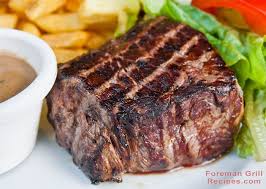 delicious foreman grill beef steak recipe