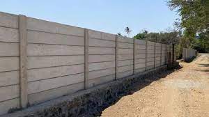 Cement Block Compound Wall For