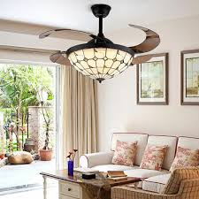 42 tiffany style led ceiling fan light