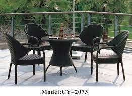 decorative brown outdoor rattan chair