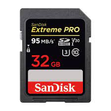 Thẻ nhớ SDHC SanDisk Extreme Pro U3 V30 633X 32GB SDSDXXG-032G-GN4IN |  Memoryzone - Professional in memory