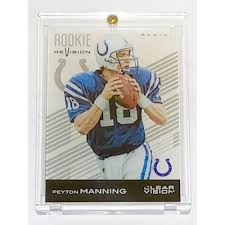 1998 topps chrome peyton manning rc #165. Sold Price Rare Peyton Manning Rookie Revision Football Card March 6 0121 12 00 Pm Edt