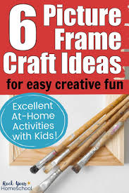 kids with 6 picture frame craft ideas