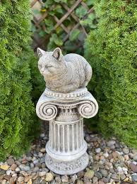 Cat Concrete Cat Cement Cat Cat For