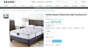 Kmart carries mattresses in a wide variety of sizes, ranging from twin to california king. Sears Ab Only Serta Perfect Sleeper Calderbrook Sleep Set Queen 489 99 King 609 39 Redflagdeals Com Forums