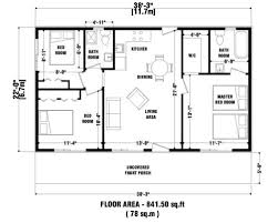 Custom 841 Sq Ft Modern House Plans 3