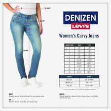 Levi S Curvy Jeans Size Chart The Best Style Jeans
