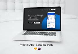 App landing page ui inspiration. Mobile App Landing Page Design Freebies On Ui8