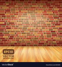 brick wall wood floor royalty free