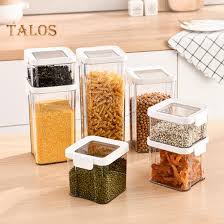 Food Storage Jar Stackable Pantry