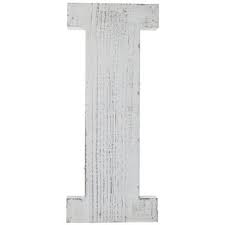Whitewash Wood Letter Wall Decor