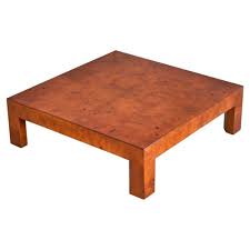 Mid Century Burl Coffee Table In The