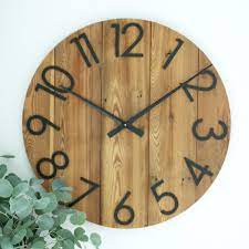 Large Wall Clock Above