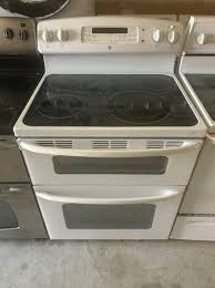 Nice Clean Ge Glass Top Double Oven