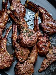 grilled greek style lamb chops the