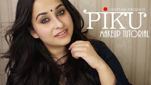piku inspired everyday indian makeup
