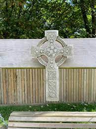 Reconstituted Stone Celtic Cross