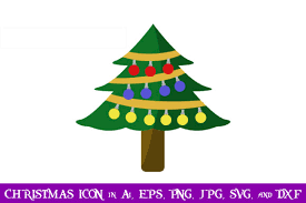 Christmas Tree Christmas Icon Graphic By Purplespoonpirates Creative Fabrica
