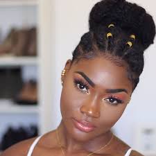 The two french braids are meant to wrap around your head from one ear to the other like a headband. This Braided Updo For Black Hair Is Inspiring And Amazing