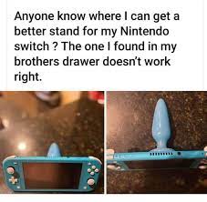 Nintendo switch butt plug