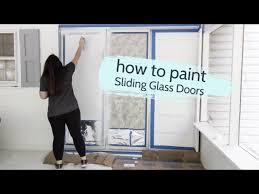 How To Paint Sliding Glass Doors No