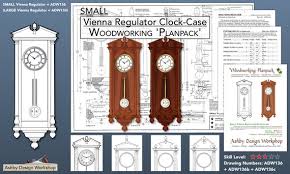 Vienna Regulator Plan Small Wall Clock