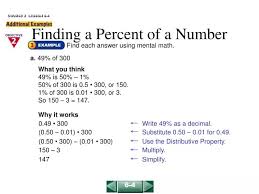 ppt finding a percent of a number