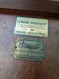 Brandt Antique Table Genuine Mahogany