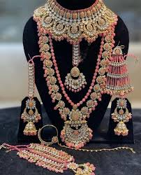 golden br bridal jewelry set