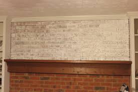 How To Whitewash A Brick Fireplace