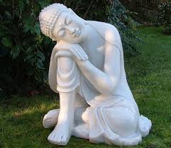 Sleeping Deity White 60cm Statue