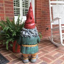 Can take up to 7 days to ship. Gnomes Of Toad Hollow Giant Zelda The Female Garden Gnome Statue 32 H Outdoor Statues Patio Lawn Garden One Acleaning Com