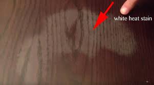 white heat stains from wood furniture
