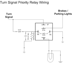 relay for turn signal brake priority