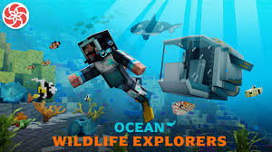 ocean wildlife explorers in minecraft