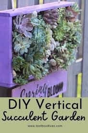 How To Make A Vertical Succulent Garden