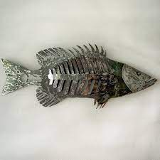 48 Giant Wall Mounted Fish Sculpture