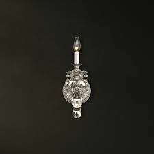 Milano 1 Light Crystal Wall Sconce