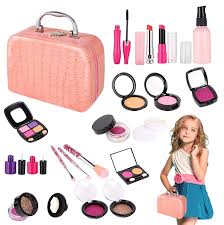 kids pretend makeup kit with cosmetic