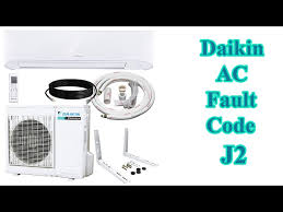 daikin air conditioner error code j2