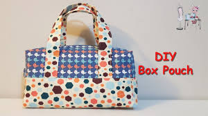 diy box bag tutorial zippered box bag
