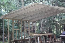 If you are buying a brand new carport and converting it into a storage shed, think about customizing the structure as per your storage needs. The Cabin Countess Making A Sows Ear Metal Carport Into A Silk Purse Log Garage