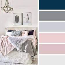 bedroom blush pink and grey color