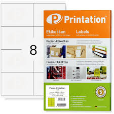 The most common paketaufkleber material is paper. Printation 105 X 70 Etiketten Weiss Zum Bedrucken 800 Aufkleber 105x70