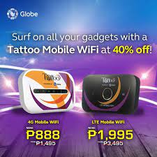 globe tattoo 4g and lte mobile wi fi