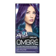 This is for the brave souls out there as it's a permanent solution with fantastic coverage and colour retention. Splat Complete Kit Ombre Dream Semi Permanent Blue Purple Hair Dye With Bleach Walmart Com Walmart Com