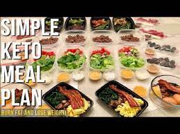 simple keto meal plan for the week